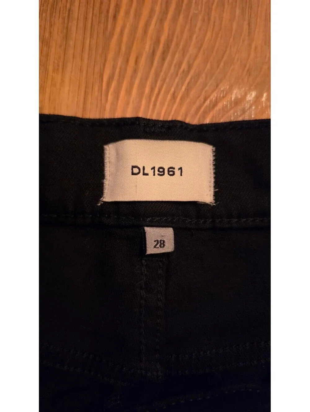 DL1961 Black High Rise Wide Leg Jeans Women's Size 28